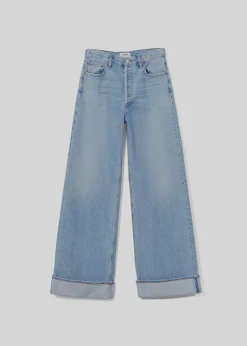 AGOLDE Dame High Rise Wide Leg In Showdown Sale