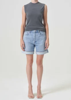 AGOLDE Dame Short In Tension Fashion