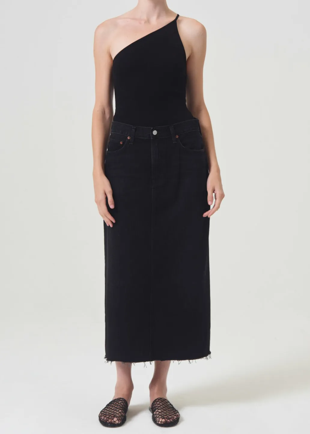 AGOLDE Della Skirt In Despair Discount