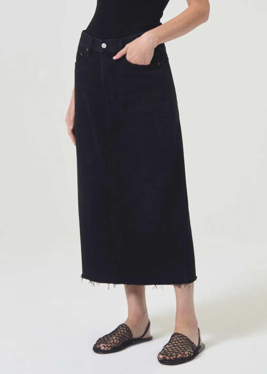AGOLDE Della Skirt In Despair Discount