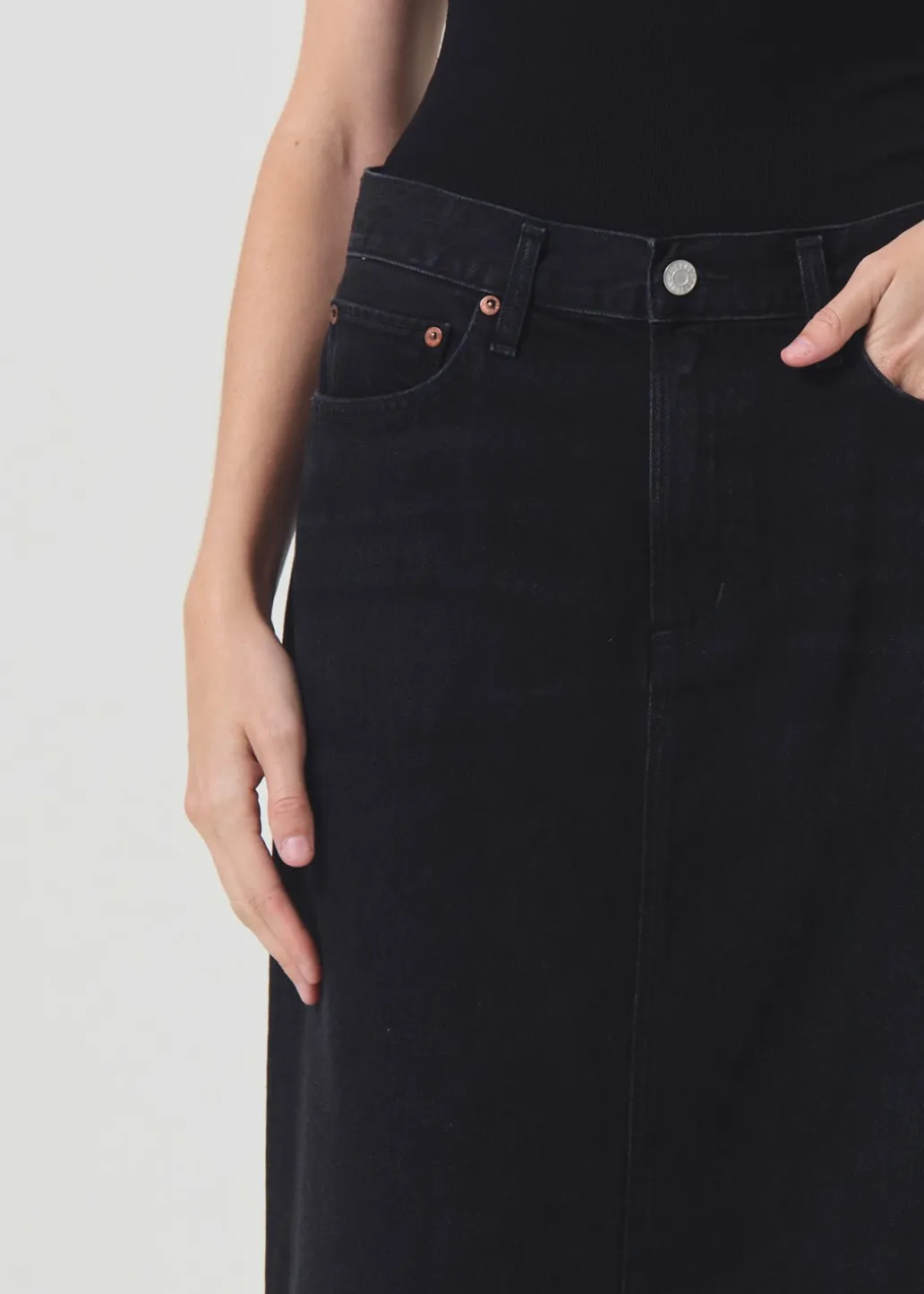 AGOLDE Della Skirt In Despair Discount