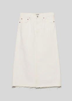 AGOLDE Della Skirt In Milkshake Discount