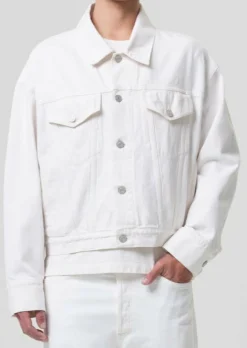 AGOLDE Dorian Jacket In Fortune Cookie Flash Sale