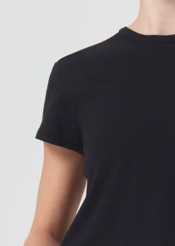 AGOLDE Drew Tee In Black Clearance