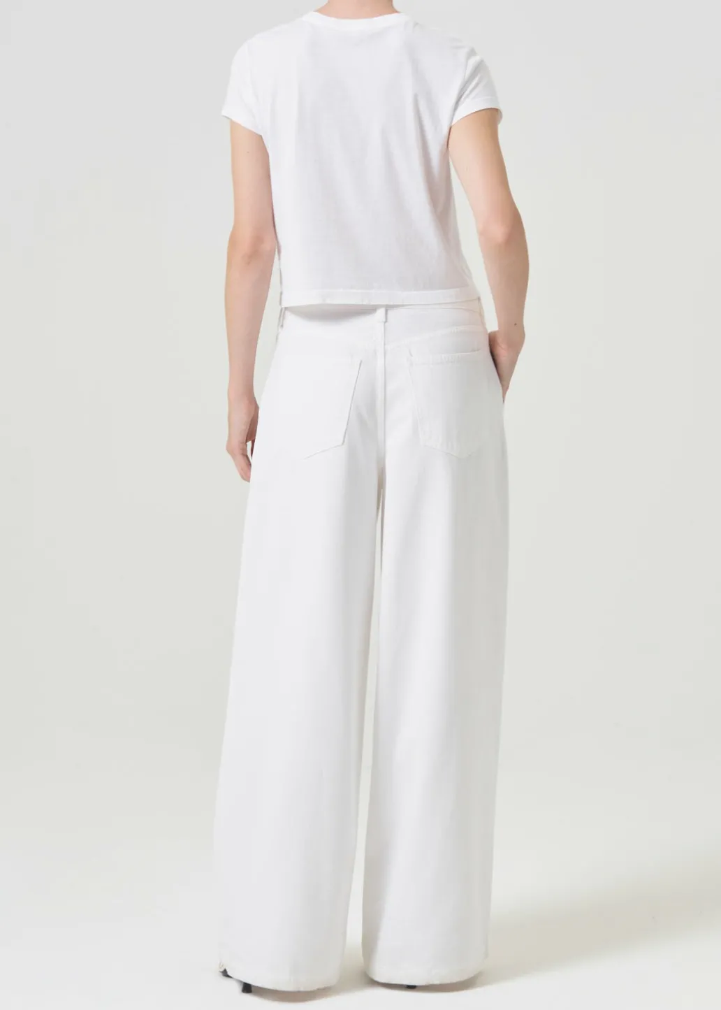 AGOLDE Ellis Trouser In Milkshake Shop