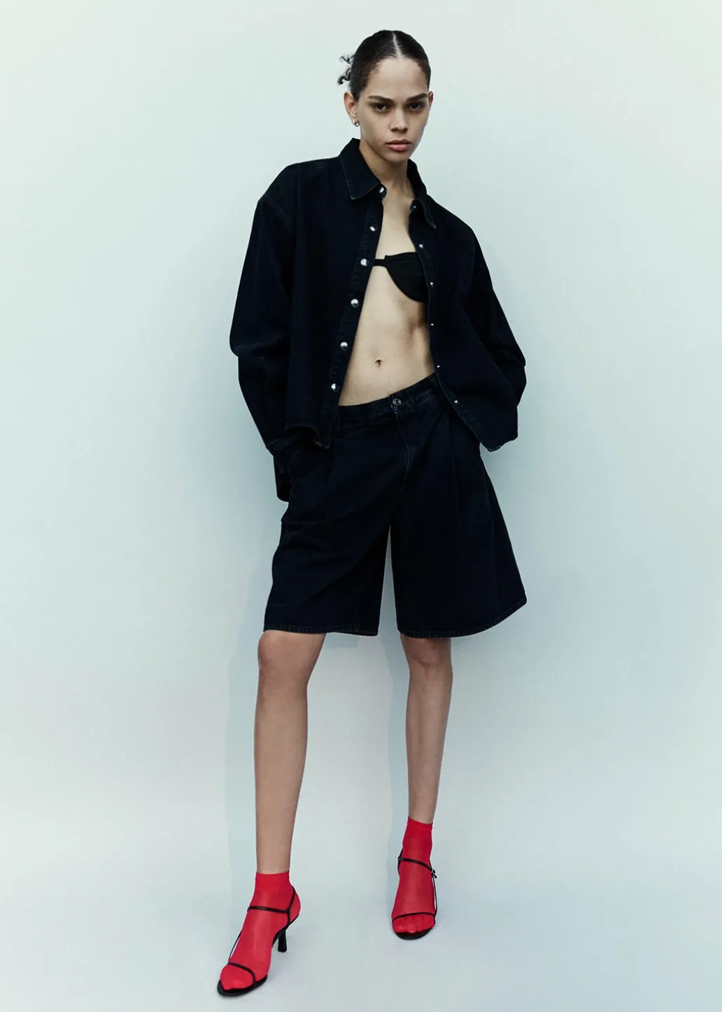 AGOLDE Ellis Trouser Short In Crushed Best