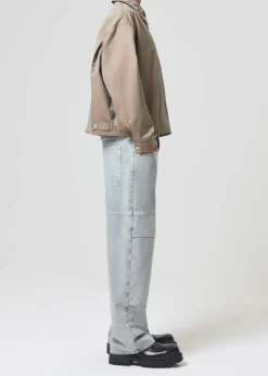 AGOLDE Emery Utility Jean In Concrete New