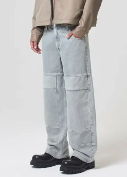 AGOLDE Emery Utility Jean In Concrete New