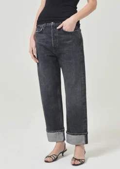 AGOLDE Fran Low Slung Straight In Ditch Sale