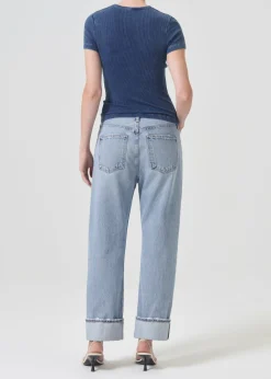 AGOLDE Fran Low Slung Straight In Force Best Sale