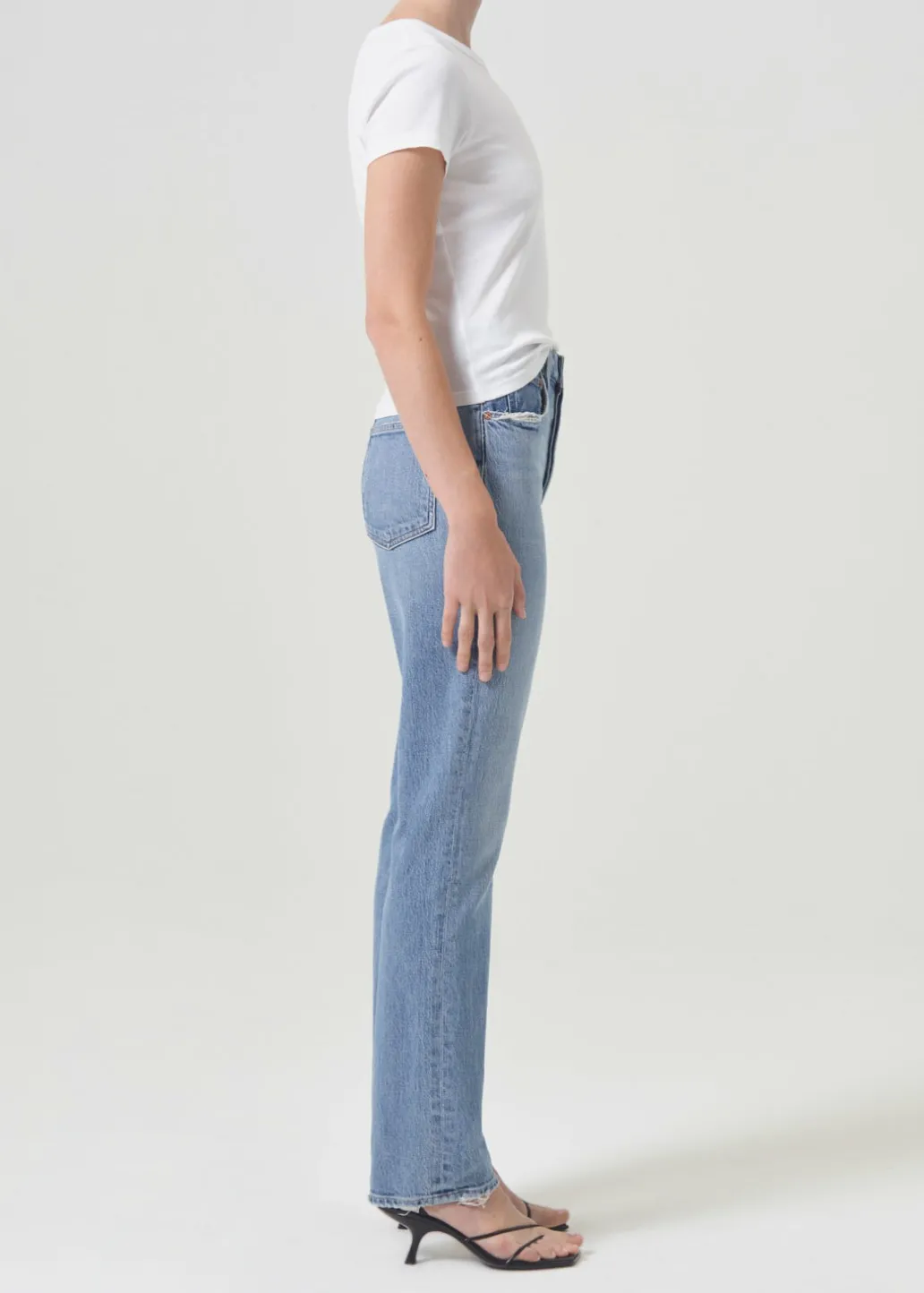 AGOLDE Freya High Rise Slim (Stretch) In Quiver Fashion