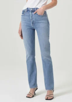 AGOLDE Freya High Rise Slim (Stretch) In Quiver Fashion