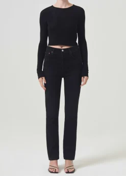 AGOLDE Freya High Rise Slim (Stretch) In Hush Online