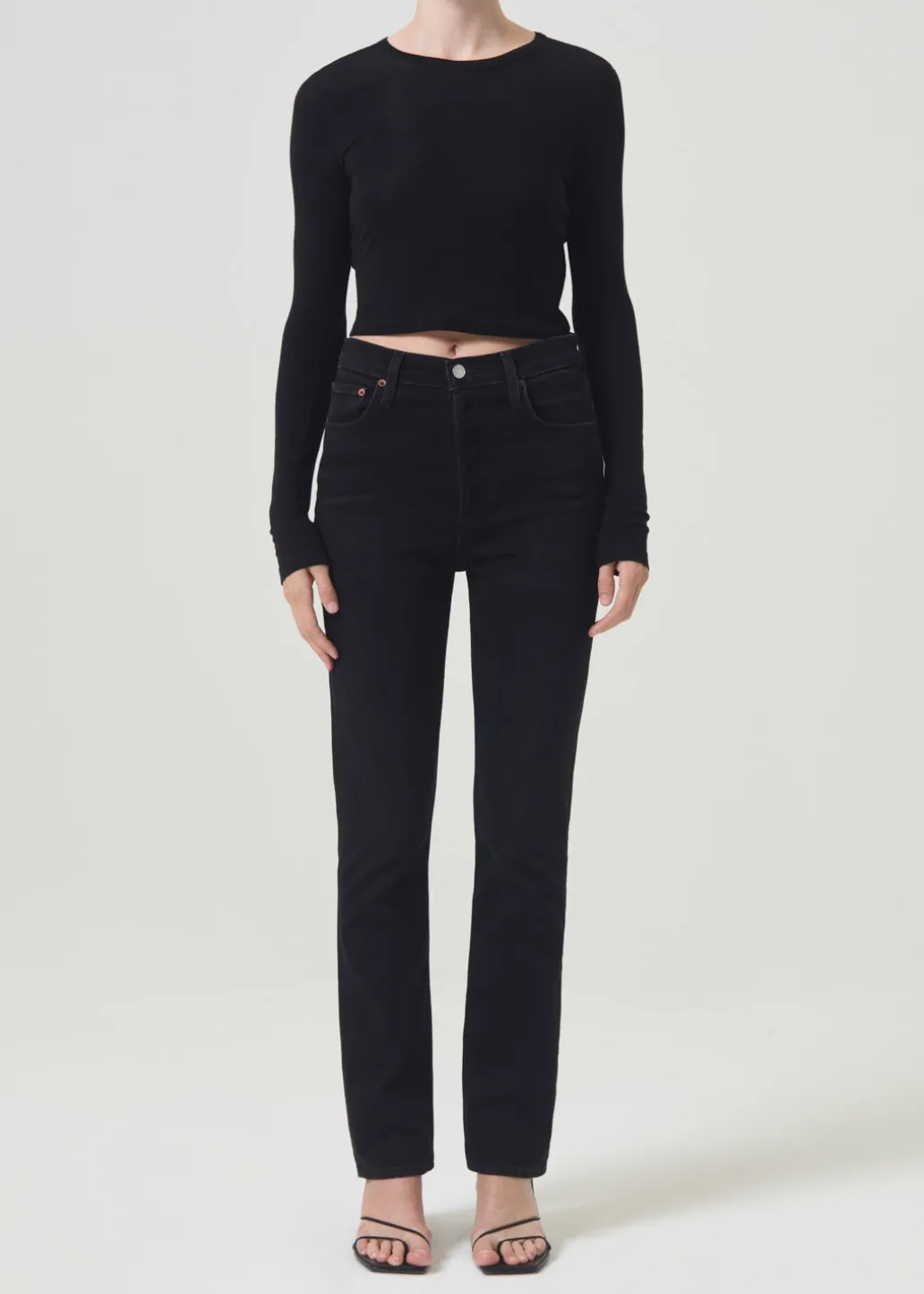 AGOLDE Freya High Rise Slim (Stretch) In Hush Online
