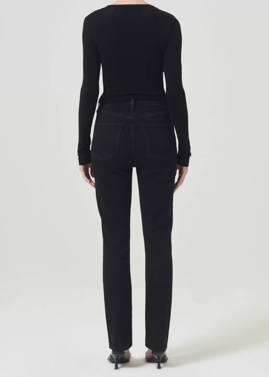 AGOLDE Freya High Rise Slim (Stretch) In Hush Online