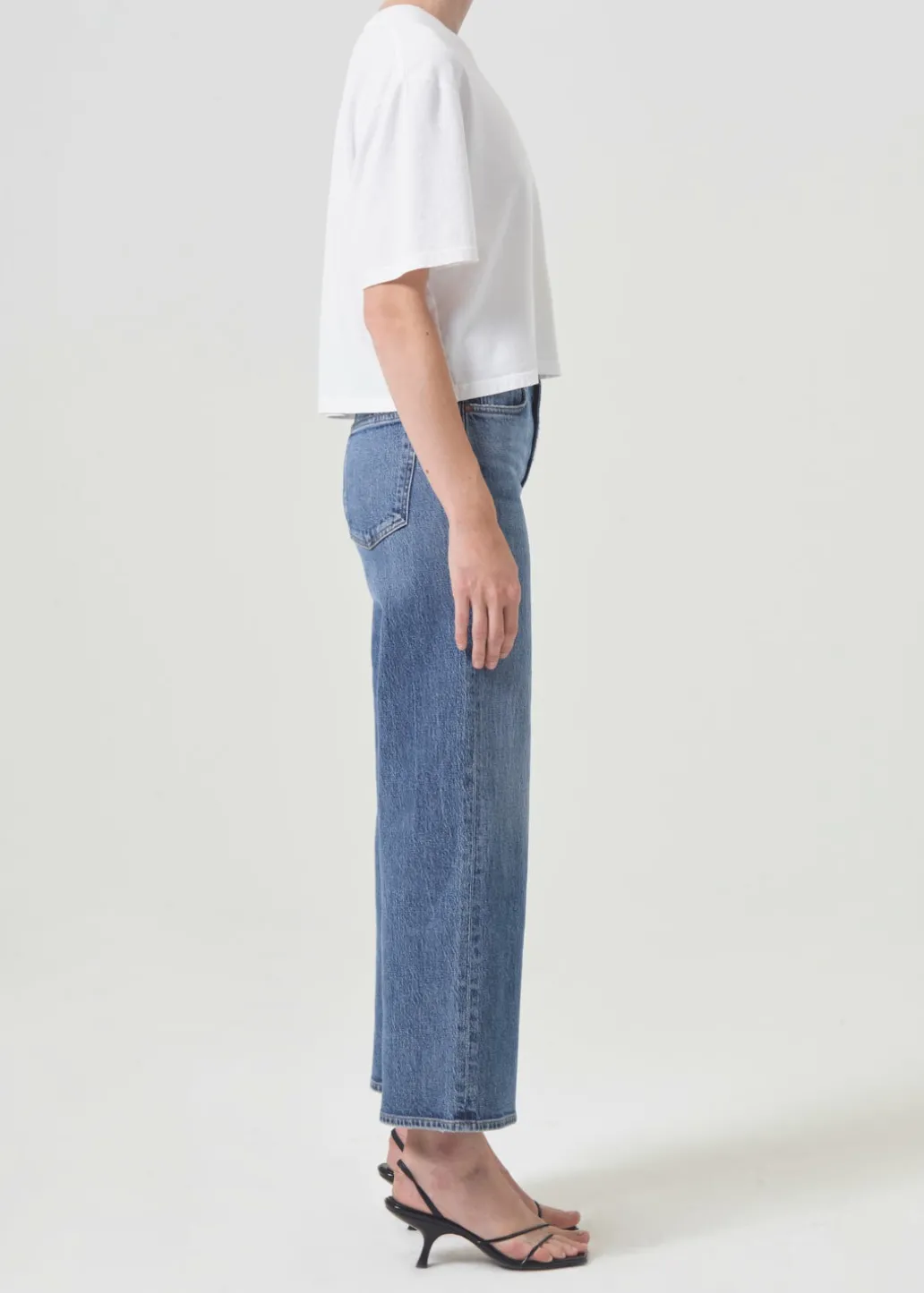 AGOLDE Harper Crop Jean In Moor Cheap