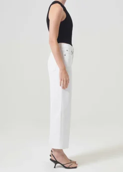 AGOLDE Harper Crop Jean In Sour Cream Discount