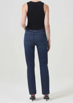 AGOLDE High Rise Stovepipe (Stretch) In Discord Clearance