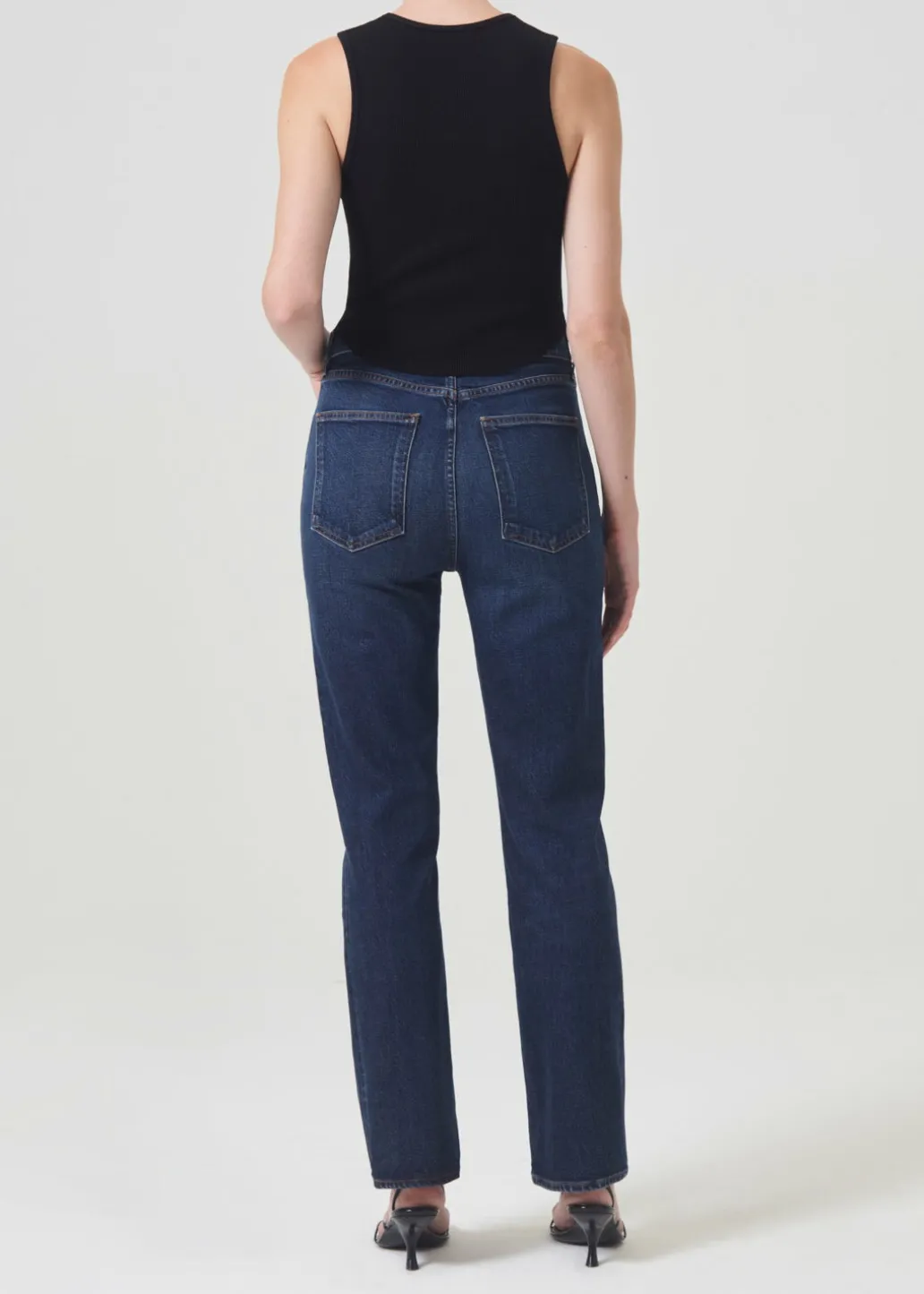 AGOLDE High Rise Stovepipe (Stretch) In Discord Clearance