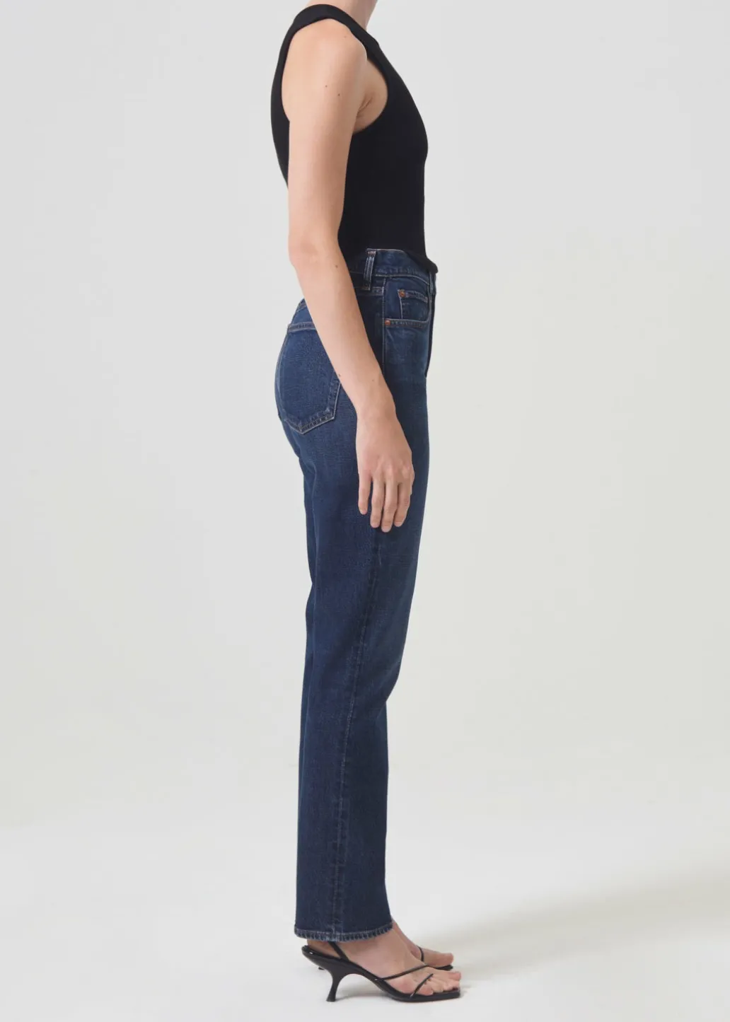 AGOLDE High Rise Stovepipe (Stretch) In Discord Clearance