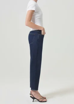 AGOLDE Kye Mid Rise Straight Crop (Stretch) In Song Online