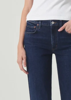 AGOLDE Kye Mid Rise Straight Crop (Stretch) In Song Online