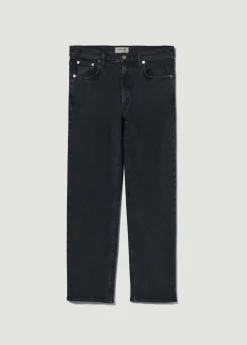 AGOLDE Kye Mid Rise Straight Crop (Stretch) In Pepper Discount