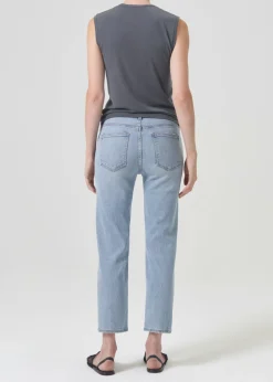 AGOLDE Kye Mid Rise Straight Crop (Stretch) In Diversion Store