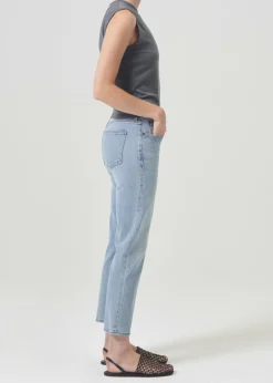 AGOLDE Kye Mid Rise Straight Crop (Stretch) In Diversion Store