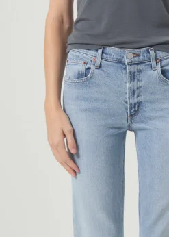 AGOLDE Kye Mid Rise Straight Crop (Stretch) In Diversion Store