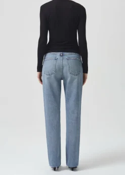 AGOLDE Lana Mid Rise Straight In Sway Discount