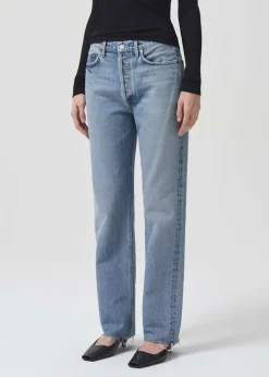 AGOLDE Lana Mid Rise Straight In Sway Discount