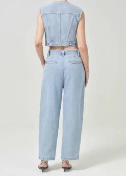 AGOLDE Leo Vest In Fray New