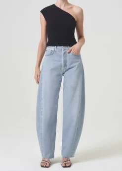 AGOLDE Luna High Rise Pieced Taper In Void Cheap