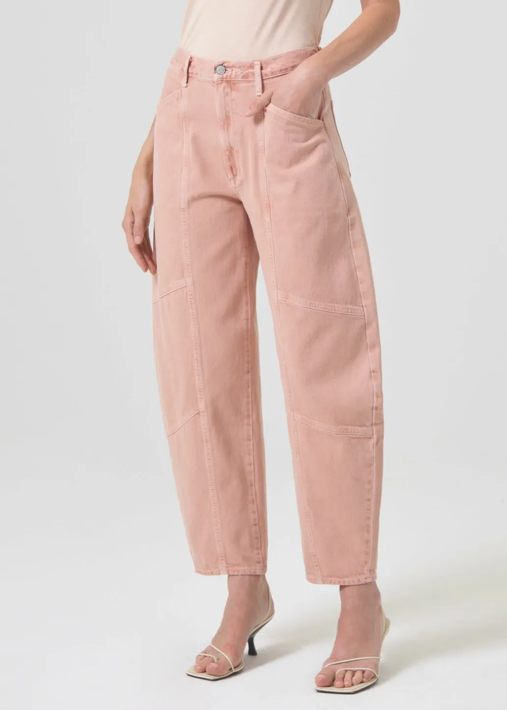 AGOLDE Mara Jean In Pink Salt Discount