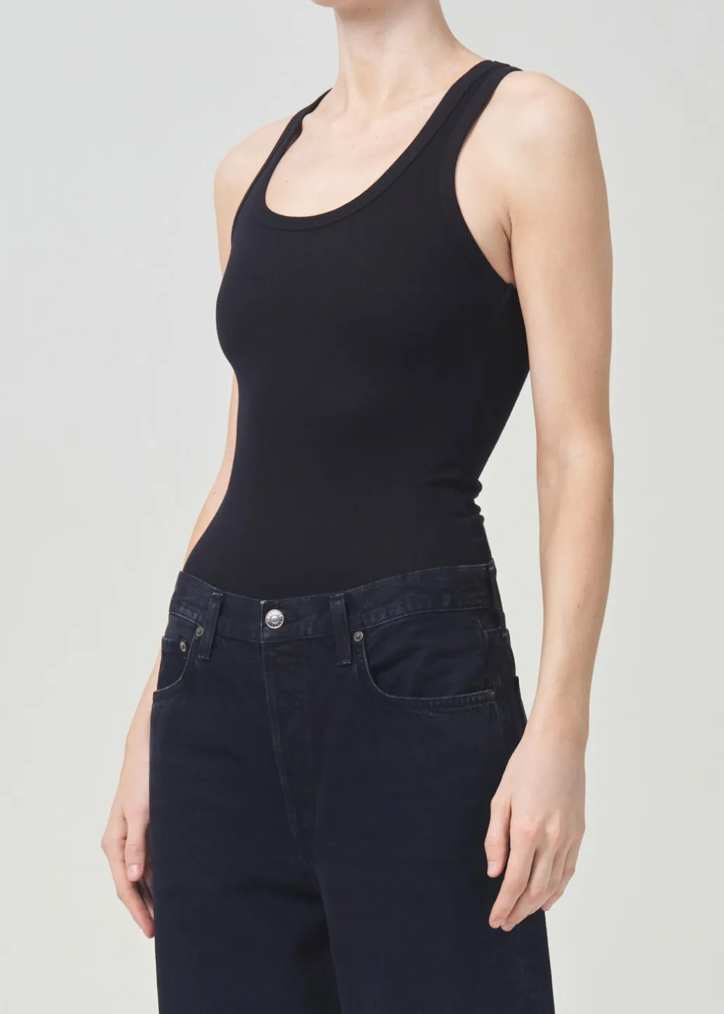 AGOLDE Maria Bodysuit In Black Best Sale