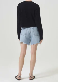 AGOLDE Mason Crop Tee In Black Shop
