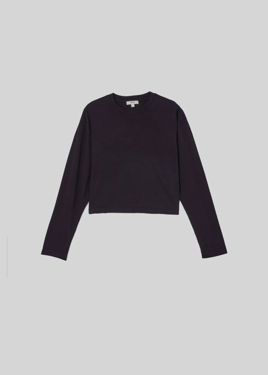 AGOLDE Mason Crop Tee In Black Shop