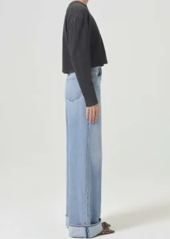 AGOLDE Mason Crop Tee In Fracture Sale