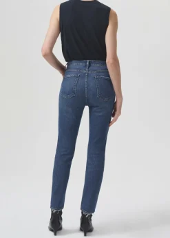 AGOLDE Nico High Rise Slim Fit (Stretch) In Limit Best