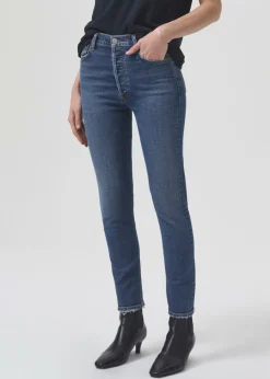 AGOLDE Nico High Rise Slim Fit (Stretch) In Limit Best