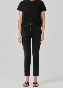 AGOLDE Nico High Rise Slim Fit (Stretch) In Hotline Discount