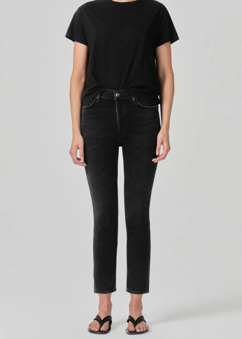 AGOLDE Nico High Rise Slim Fit (Stretch) In Hotline Discount