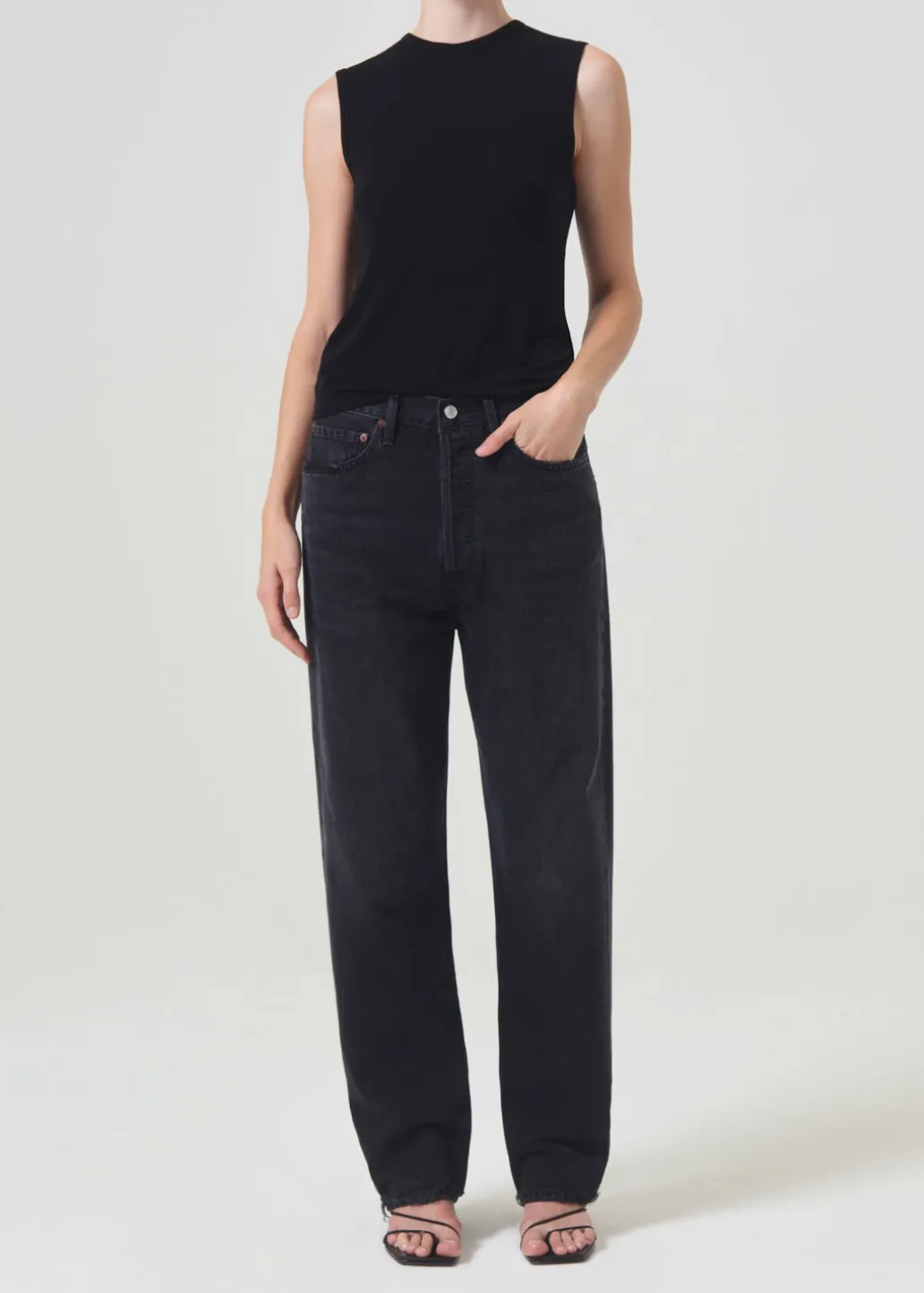 AGOLDE Nikita Tee In Black Discount