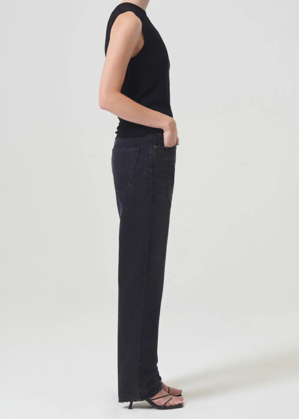 AGOLDE Nikita Tee In Black Discount