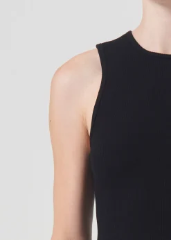 AGOLDE Nova Tank In Black Hot
