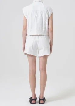 AGOLDE Parker Long Short In Panna Cotta Shop
