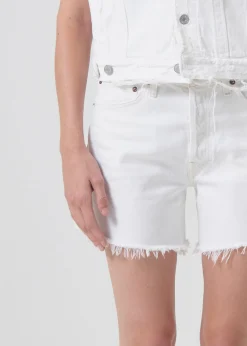 AGOLDE Parker Long Short In Panna Cotta Shop