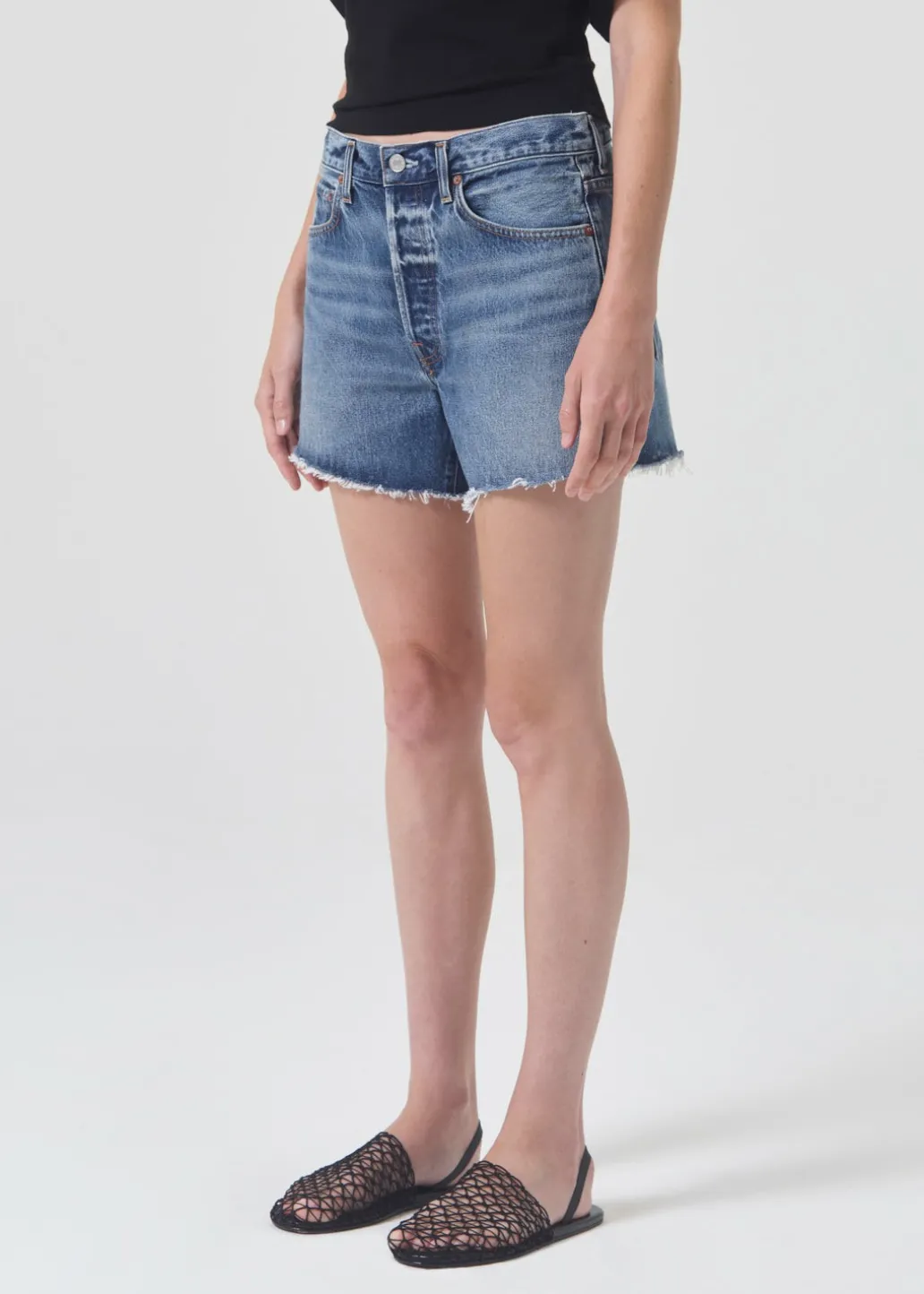 AGOLDE Parker Long Short In Ruin Fashion