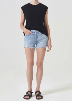AGOLDE Parker Vintage Cut Off Short In Swapmeet Hot